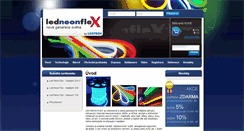 Desktop Screenshot of ledneonflex.cz